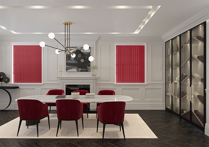 Palermo (Blackout), Crimson - Vertical Blind - Image 9